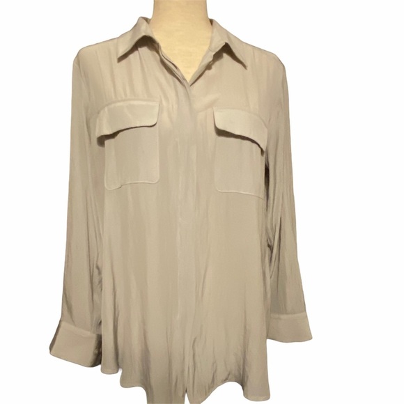 Mela Select Australian Designer Blouse Gray AUS 10 - Picture 1 of 10